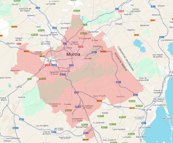 Murcia Capital - Base de datos Catastro Alfanumérico 2025